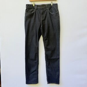 Prana‎ Slim Fit Mens 32 x 32 Dark Gray Denim Pants Jeans Organic Cotton Casual